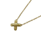 ティファニー TIFFANY＆CO クロスステッチネックレス ゴールド 750 ジュエリー