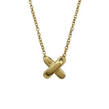 ティファニー TIFFANY＆CO クロスステッチネックレス ゴールド 750 ジュエリー