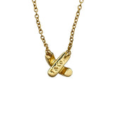 ティファニー TIFFANY＆CO クロスステッチネックレス ゴールド 750 ジュエリー