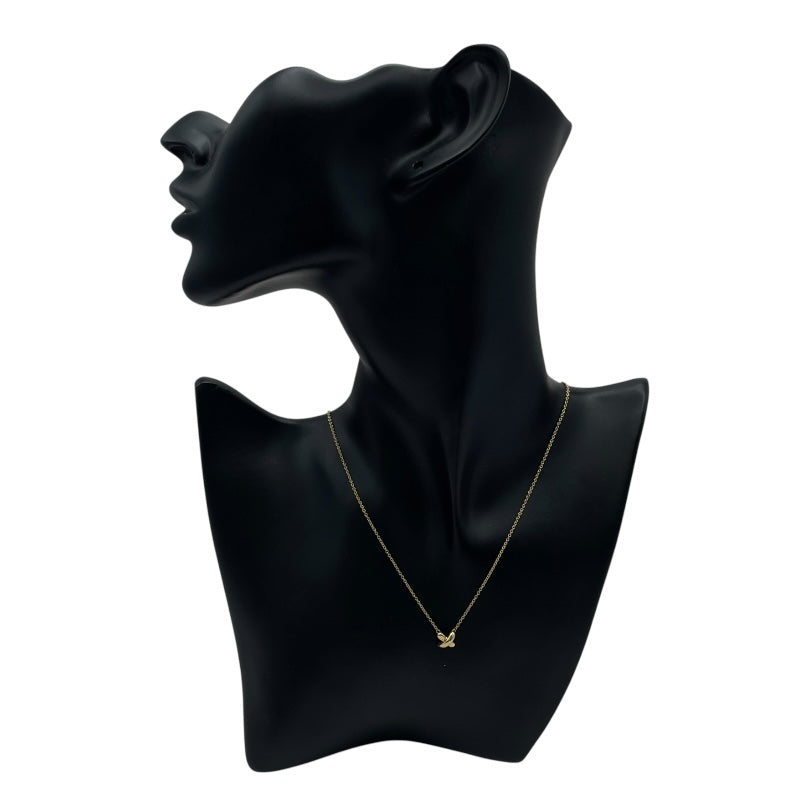 ティファニー TIFFANY＆CO クロスステッチネックレス ゴールド 750 ジュエリー