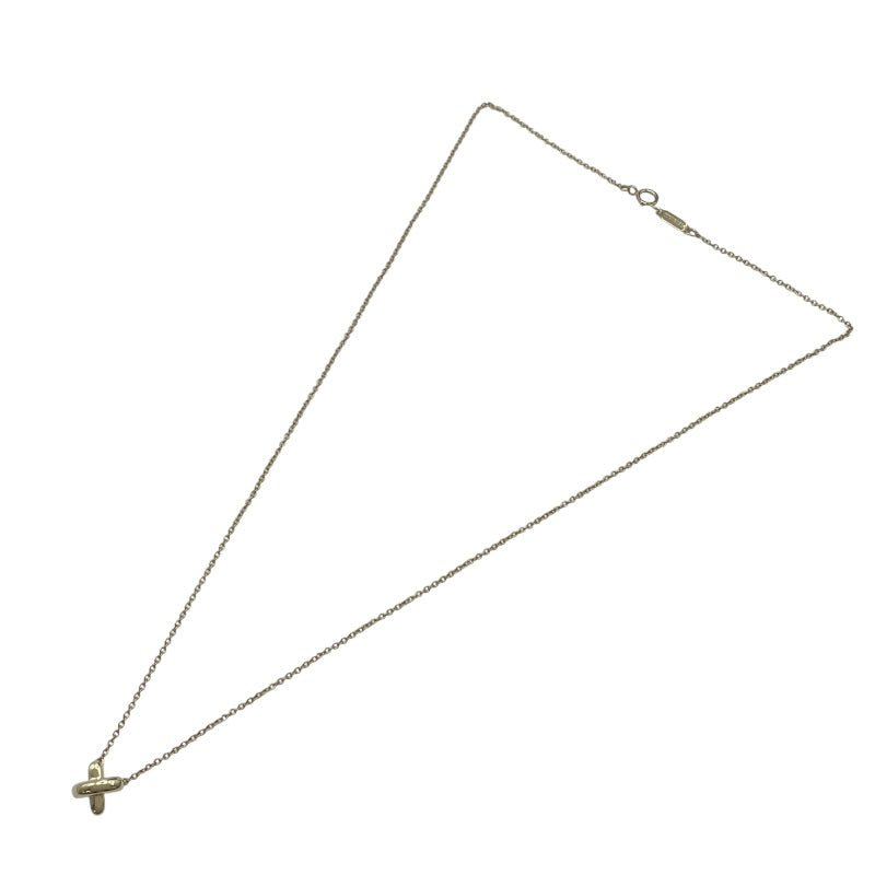 ティファニー TIFFANY＆CO クロスステッチネックレス ゴールド 750 ジュエリー