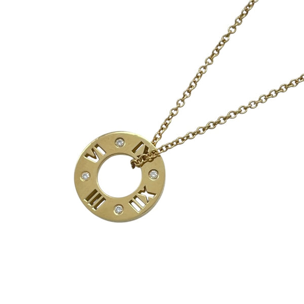 ティファニー TIFFANY＆CO ピアスドアトラスダイヤネックレス ゴールド Au750 ダイヤモンド ジュエリー