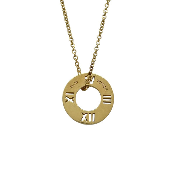 ティファニー TIFFANY＆CO ピアスドアトラスダイヤネックレス ゴールド Au750 ダイヤモンド ジュエリー