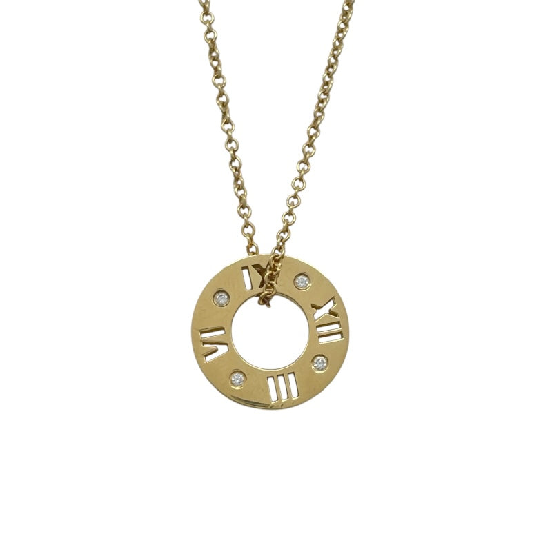 ティファニー TIFFANY＆CO ピアスドアトラスダイヤネックレス ゴールド Au750 ダイヤモンド ジュエリー