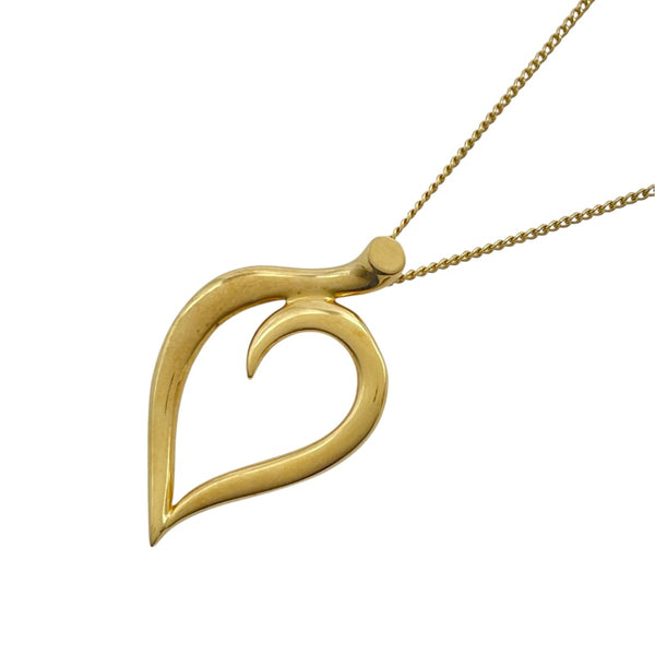 ティファニー TIFFANY＆CO リーフハートネックレス ゴールド 750 ジュエリー