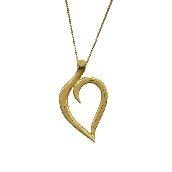 ティファニー TIFFANY＆CO リーフハートネックレス ゴールド 750 ジュエリー