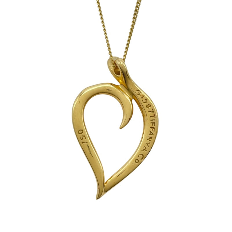 ティファニー TIFFANY＆CO リーフハートネックレス ゴールド 750 ジュエリー