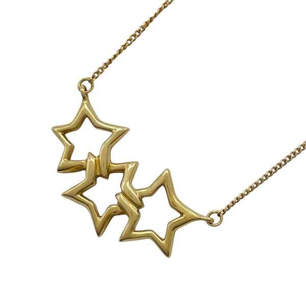 ティファニー TIFFANY＆CO スリースターネックレス ゴールド 750 ジュエリー