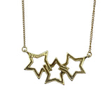 ティファニー TIFFANY＆CO スリースターネックレス ゴールド 750 ジュエリー