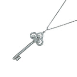 ティファニー TIFFANY＆CO フルールドリスキーネックレス プラチナ Pt950 ジュエリー