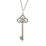 ティファニー TIFFANY＆CO フルールドリスキーネックレス プラチナ Pt950 ジュエリー