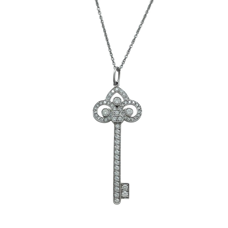 ティファニー TIFFANY＆CO フルールドリスキーネックレス プラチナ Pt950 ジュエリー