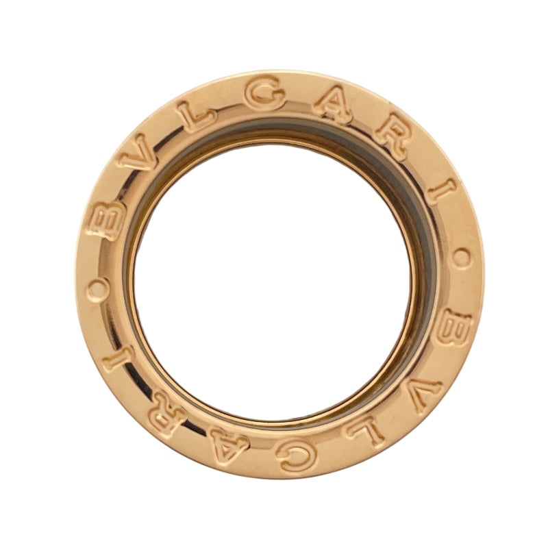 ブルガリ BVLGARI ビーゼロワンリング４バンド(M) ピンクゴールド Au750 ラピスラズリ ジュエリー