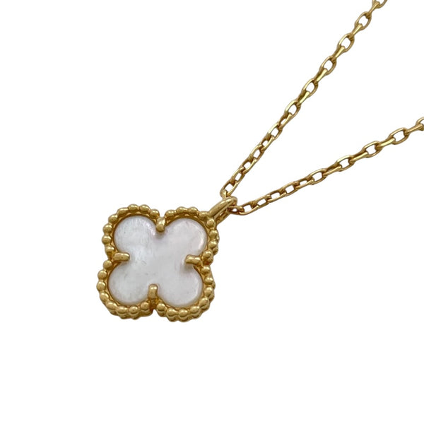ヴァンクリーフ＆アーペル Van Cleef & Arpels スィートアルハンブラネックレス ゴールド Au750 マザー オブ パール ジュエリー