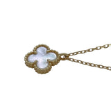 ヴァンクリーフ＆アーペル Van Cleef & Arpels スィートアルハンブラネックレス ゴールド Au750 マザー オブ パール ジュエリー