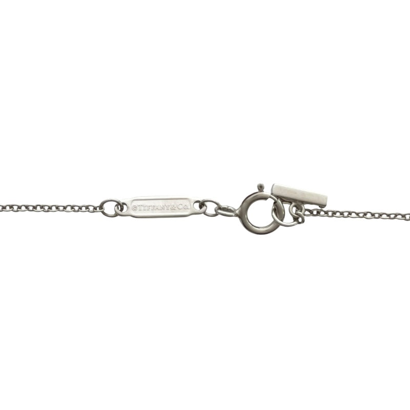 ティファニー TIFFANY＆CO Tスマイルダイヤネックレスミニ ホワイトゴールド Au750 ダイヤモンド ジュエリー