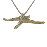 ティファニー TIFFANY＆CO スターフィッシュダイヤネックレス ゴールド 18K ダイヤモンド ジュエリー