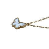 ヴァンクリーフ＆アーペル Van Cleef & Arpels スウィートアルハンブラパピヨンネックレス ゴールド Au750 マザー オブ パール ジュエリー