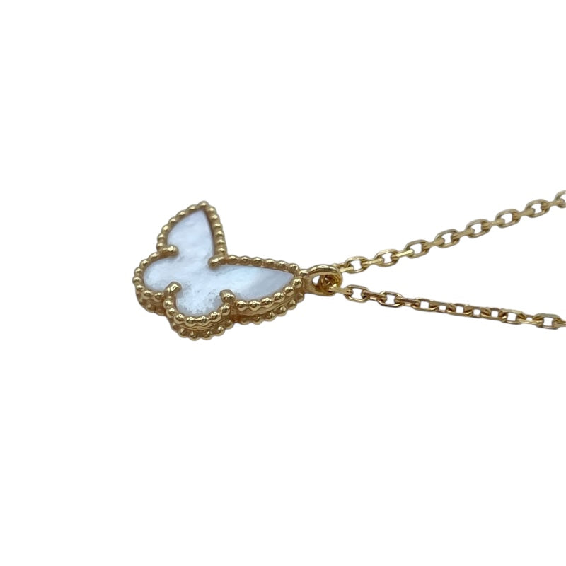 ヴァンクリーフ＆アーペル Van Cleef & Arpels スウィートアルハンブラパピヨンネックレス ゴールド Au750 マザー オブ パール ジュエリー