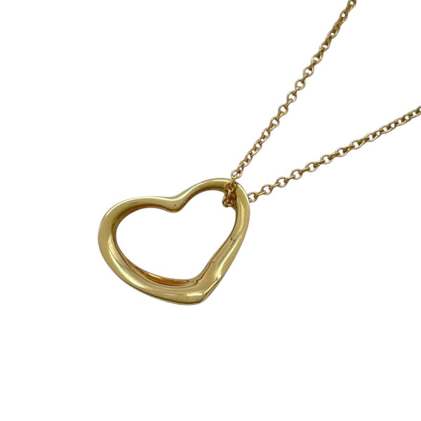 ティファニー TIFFANY＆CO オープンハートネックレス ゴールド K18YG ジュエリー