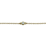 ティファニー TIFFANY＆CO バイザヤード1Pダイヤブレス ゴールド Au750 ダイヤモンド ジュエリー