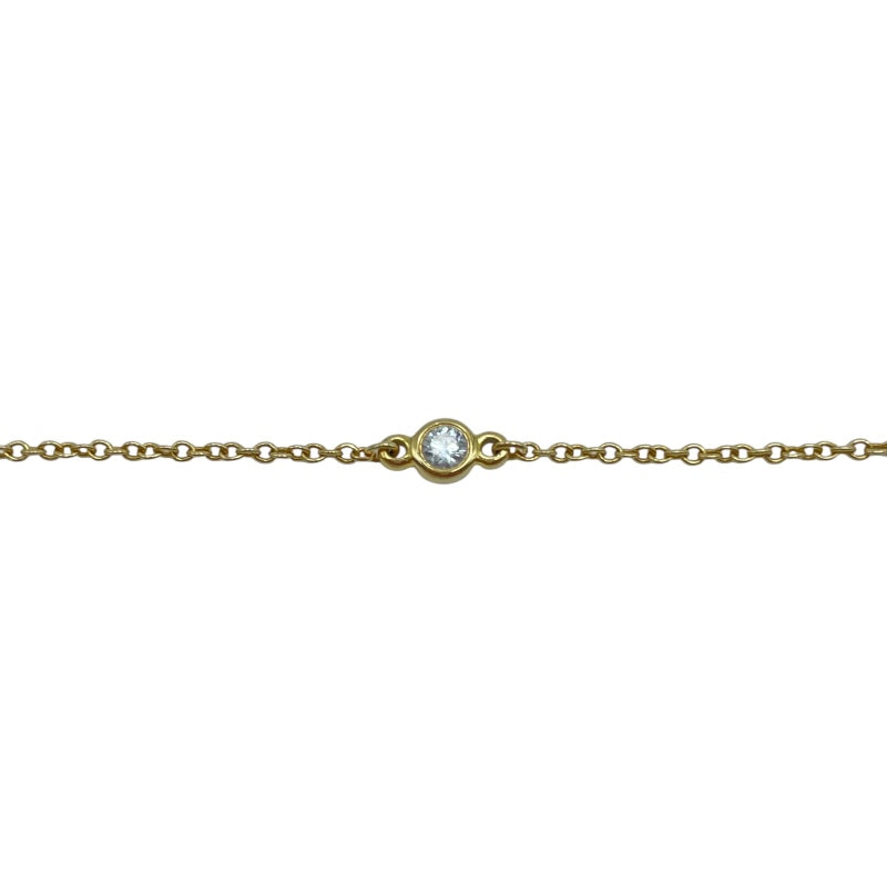 ティファニー TIFFANY＆CO バイザヤード1Pダイヤブレス ゴールド Au750 ダイヤモンド ジュエリー