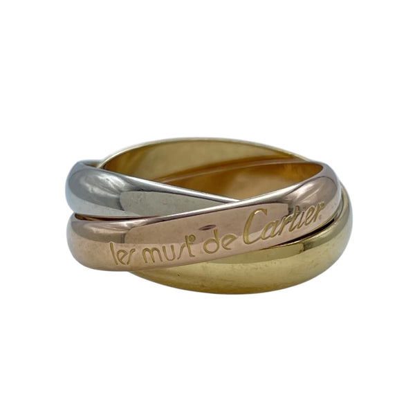 カルティエ Cartier トリニティリング ゴールド/ホワイトゴールド/ピンクゴールド 750 ジュエリー