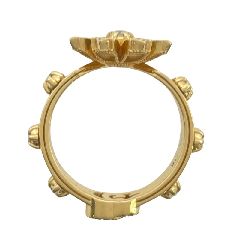 グッチ GUCCI フローラリング ゴールド Au750 ダイヤモンド ジュエリー