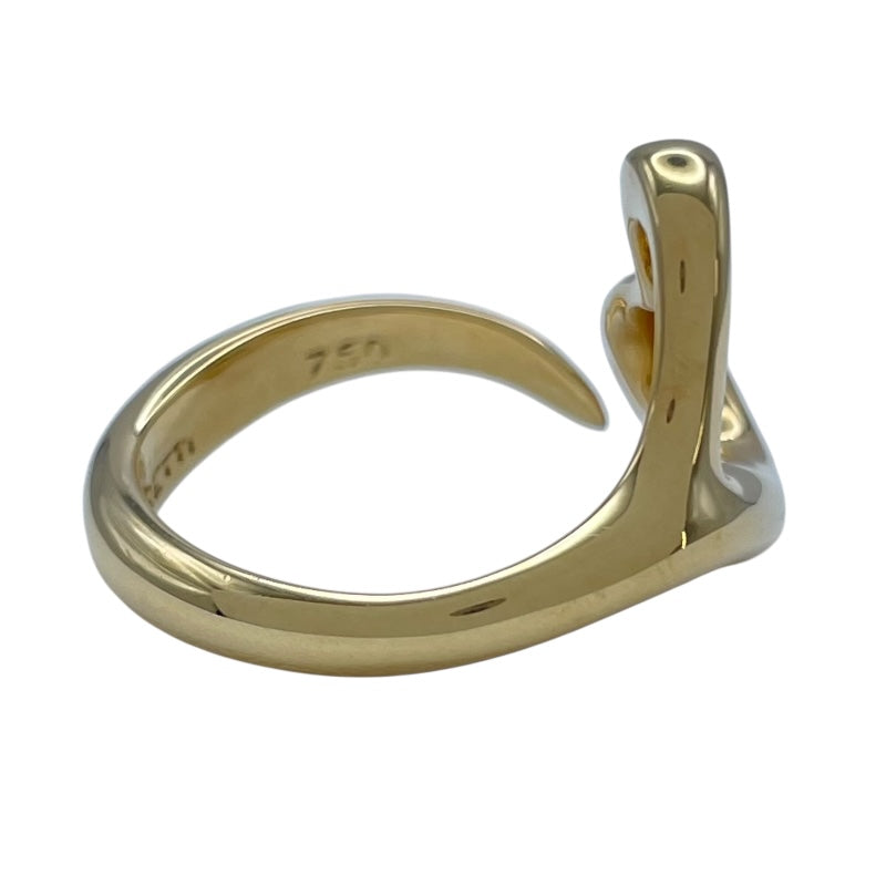 ティファニー TIFFANY＆CO オープンハートリング ゴールド 750 ジュエリー