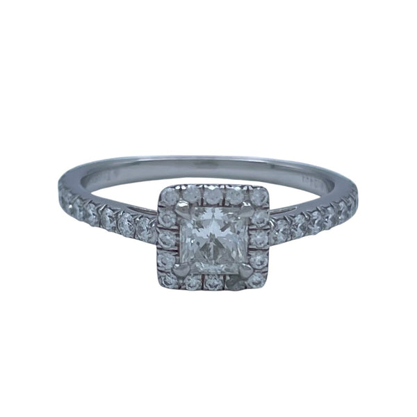 ティファニー TIFFANY＆CO ノヴォプリンセスカットエンゲージダイヤリング プラチナ Pt950 ジュエリー