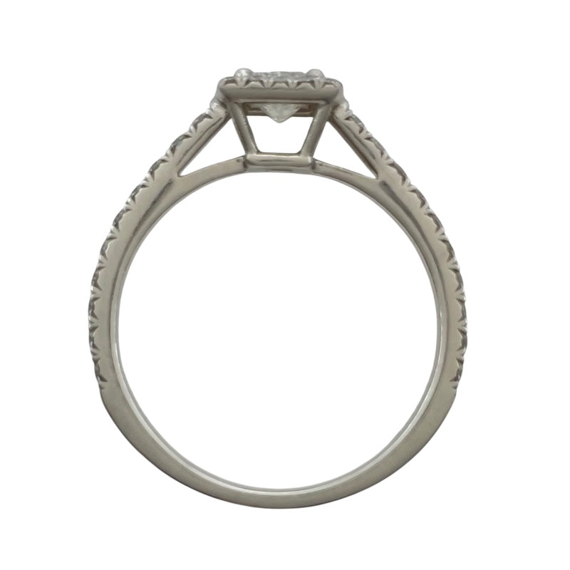 ティファニー TIFFANY＆CO ノヴォプリンセスカットエンゲージダイヤリング プラチナ Pt950 ジュエリー