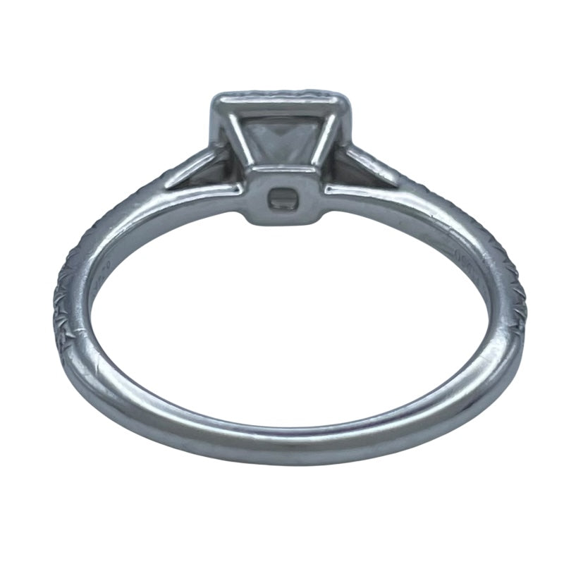 ティファニー TIFFANY＆CO ノヴォプリンセスカットエンゲージダイヤリング プラチナ Pt950 ジュエリー