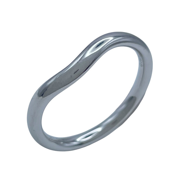 ティファニー TIFFANY＆CO カーブドバントリング プラチナ Pt950 ジュエリー