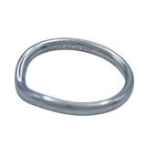 ティファニー TIFFANY＆CO カーブドバントリング プラチナ Pt950 ジュエリー