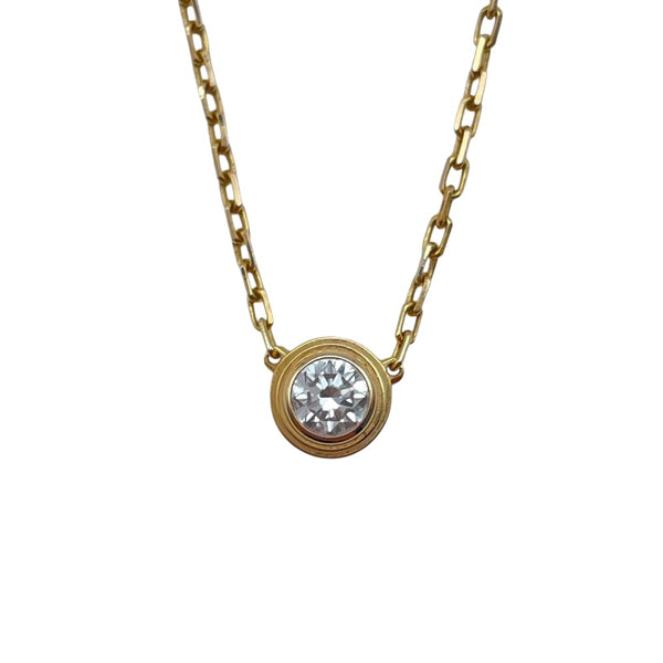 カルティエ Cartier ダムールネックレスラージ ピンクゴールド 750 ダイヤモンド ジュエリー