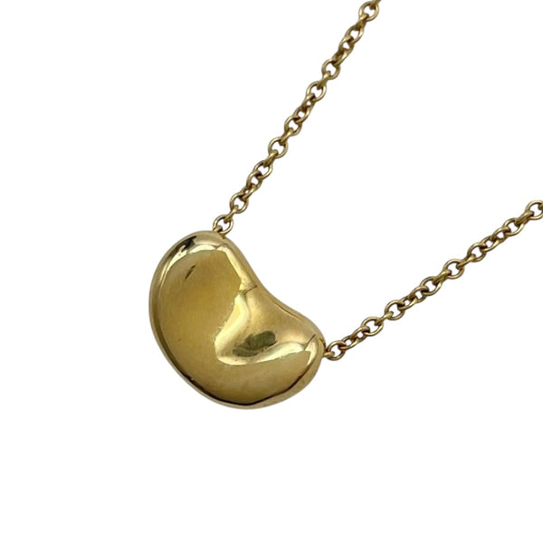 ティファニー TIFFANY＆CO ビーンズネックレス ゴールド K18YG ジュエリー