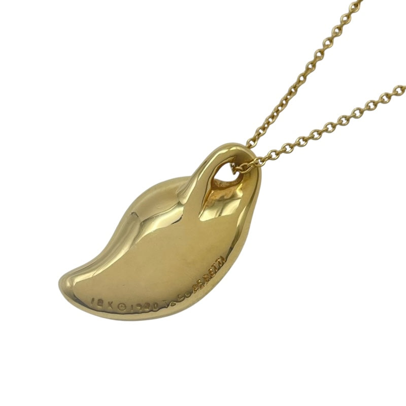 ティファニー TIFFANY＆CO リーフネックレス ゴールド 18K ジュエリー