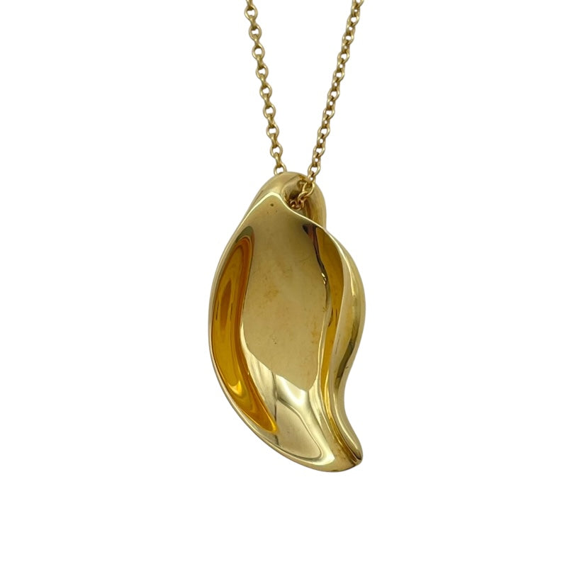 ティファニー TIFFANY＆CO リーフネックレス ゴールド 18K ジュエリー