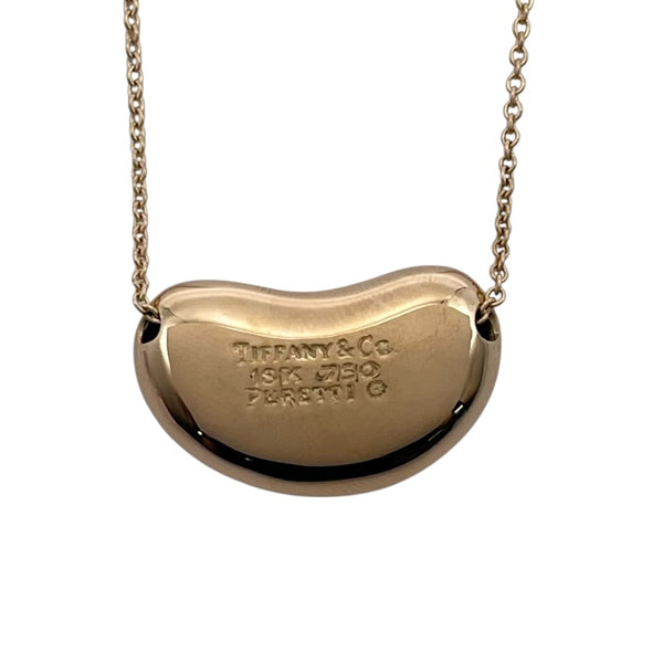 ティファニー TIFFANY＆CO ビーンズネックレス K18YG ジュエリー