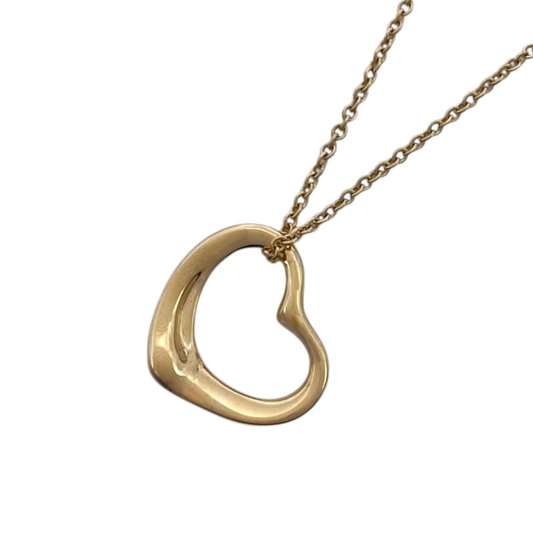 ティファニー TIFFANY＆CO オープンハートネックレス K18YG ジュエリー