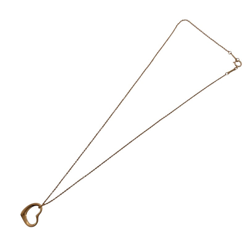ティファニー TIFFANY＆CO オープンハートネックレス K18YG ジュエリー
