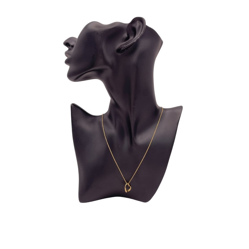 ティファニー TIFFANY＆CO オープンハートネックレス K18YG ジュエリー