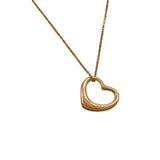 ティファニー TIFFANY＆CO オープンハートネックレス K18YG ジュエリー