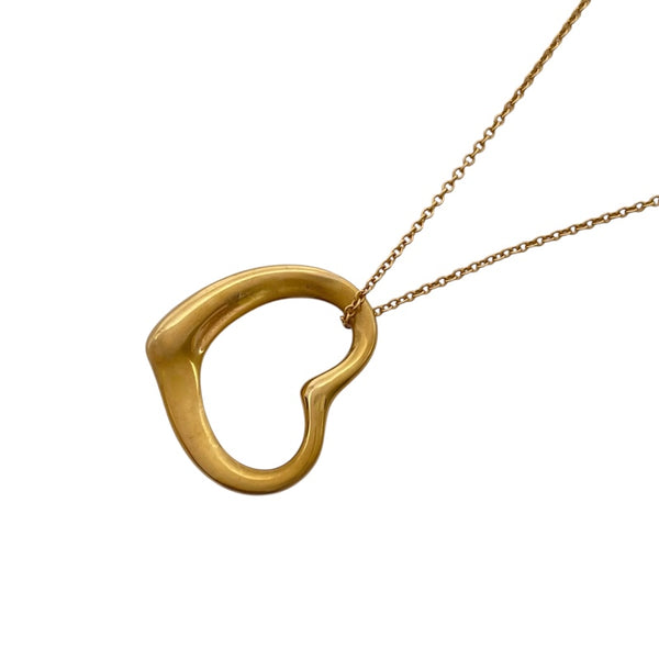 ティファニー TIFFANY＆CO オープンハートネックレス K18YG ジュエリー