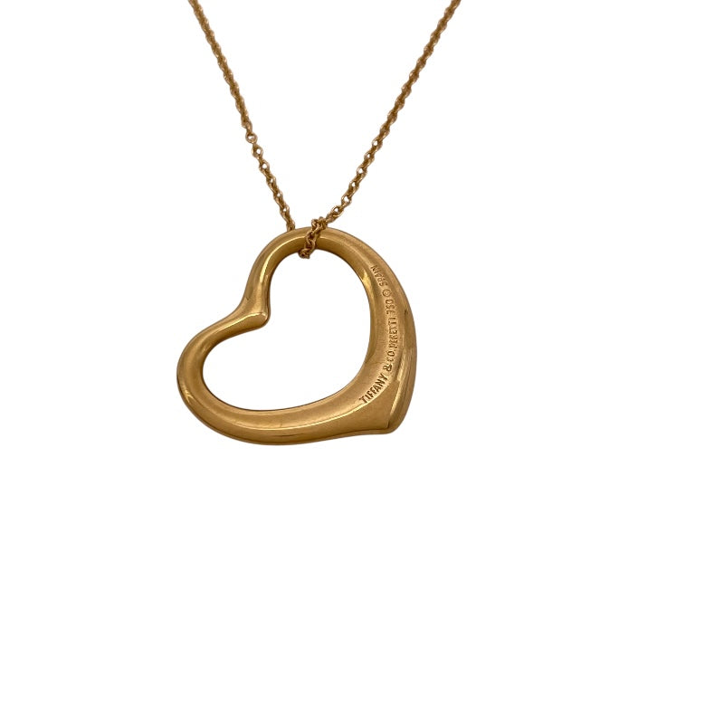 ティファニー TIFFANY＆CO オープンハートネックレス K18YG ジュエリー