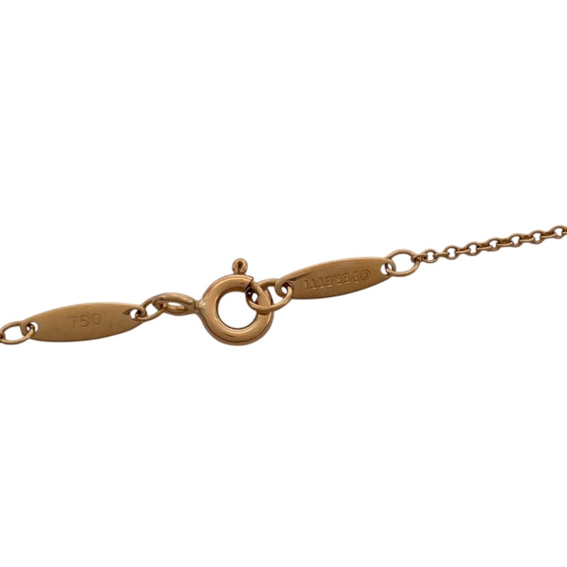 ティファニー TIFFANY＆CO バイザヤード ネックレス 0.26ct K18YG ジュエリー
