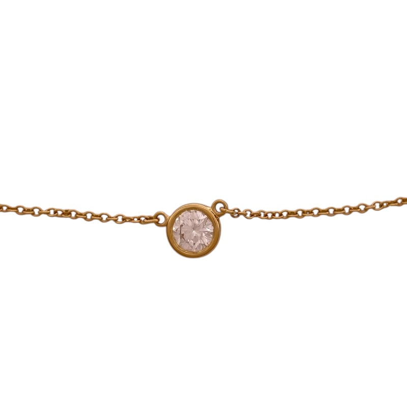 ティファニー TIFFANY＆CO バイザヤード ネックレス 0.26ct K18YG ジュエリー
