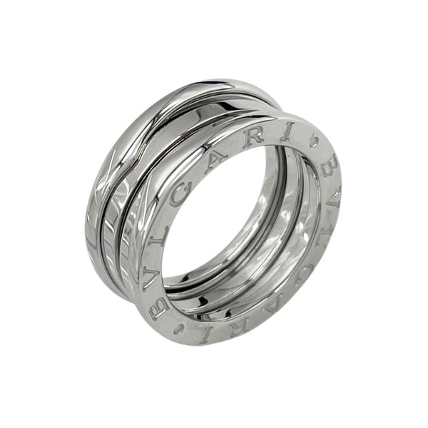 ブルガリ BVLGARI ビーゼロワンリング 3バンド(S) #50(9.5号) K18WG ジュエリー