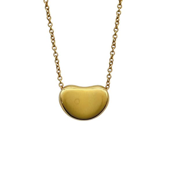 ティファニー TIFFANY＆CO ビーンズネックレス ゴールド K18YG ジュエリー