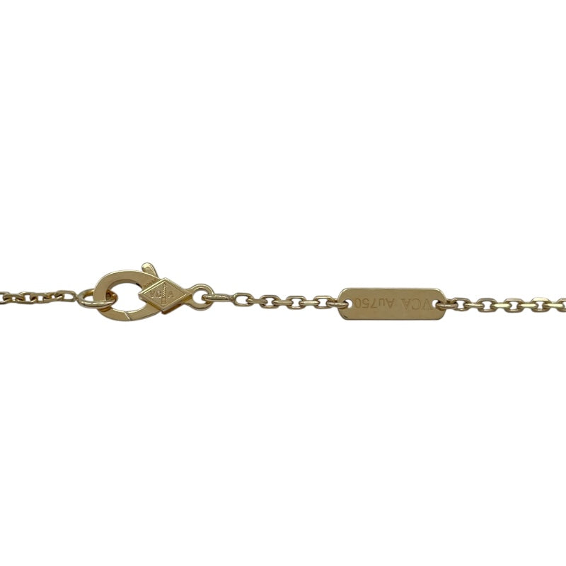 ヴァンクリーフ＆アーペル Van Cleef & Arpels ヴィンテージアルハンブラ　ネックレス　マラカイト ゴールド Au750 マラカイト ジュエリー